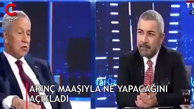 Arınç tartışma yaratan maaşıyla ne yapacağını açıkladı