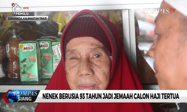 Nenek Berusia 93 Tahun Jadi Jemaah Calon Haji Tertua