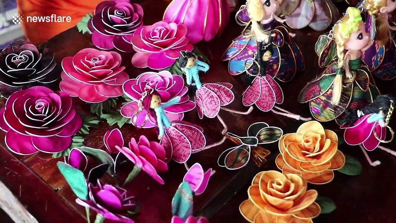 Remote village dressmakers flooded with orders for Thai silk Barbie doll costumes