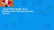 Rural Public Health: Best Practices and Preventive Models  Review