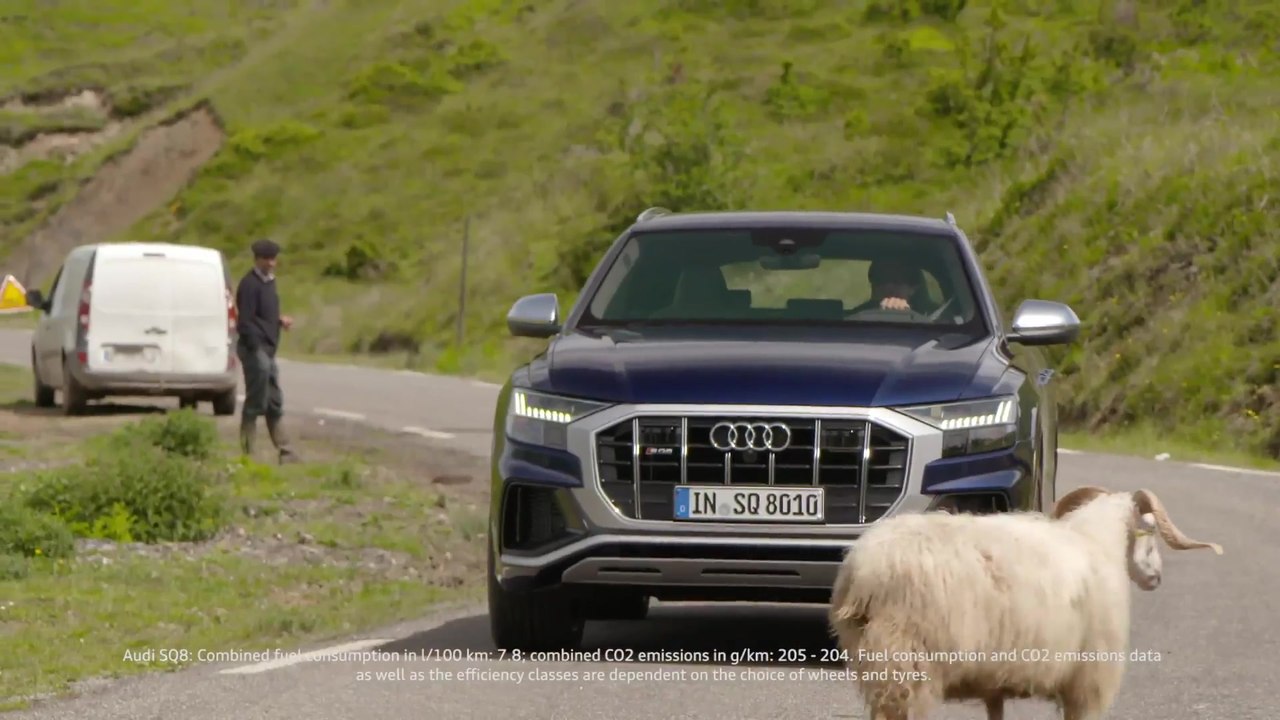 The new Audi SQ8 Trailer