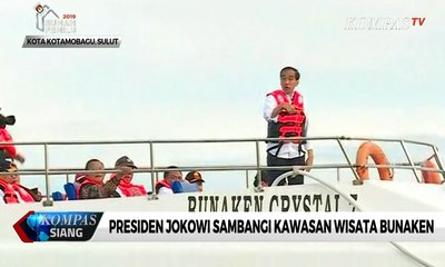 Presiden Jokowi Sambangi Kawasan Wisata Bunaken