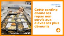 Cette cantine donne les repas non servis aux élèves les plus démunis