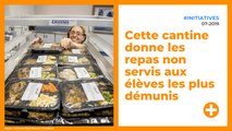 Aux etats-unis, cette cantine sert les repas restants aux élèves les plus démunis