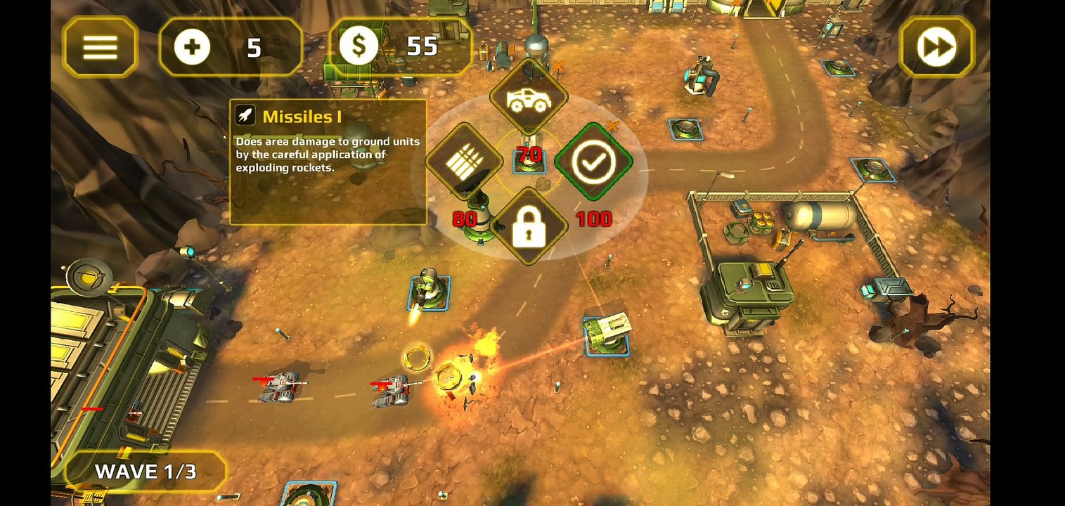 Tower Defense Generals Gameplay 1
