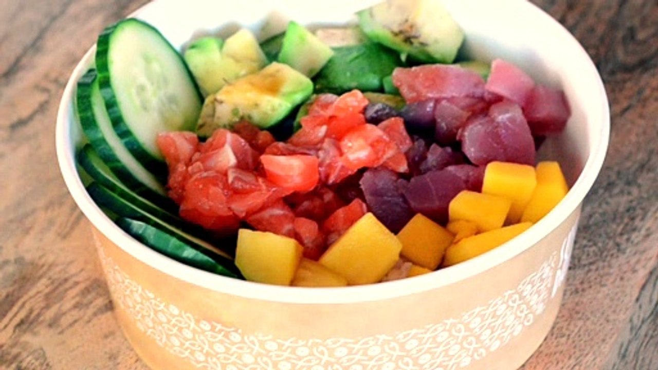 C´ómo hacer un poke bowl