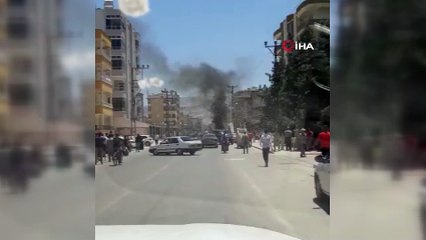 Reyhanlı'da araçta patlama meydana geldi