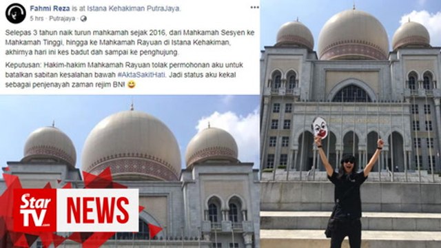 Court of Appeal upholds guilty verdict on Fahmi Reza’s caricature of Najib