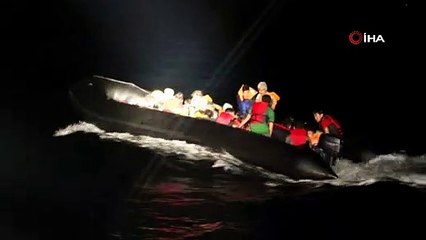 Lastik botla 41 kişinin umut yolculuğu böyle görüntülendi