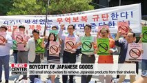 S. Korean shop owners, customers boycott Japanese goods over trade spat and history row