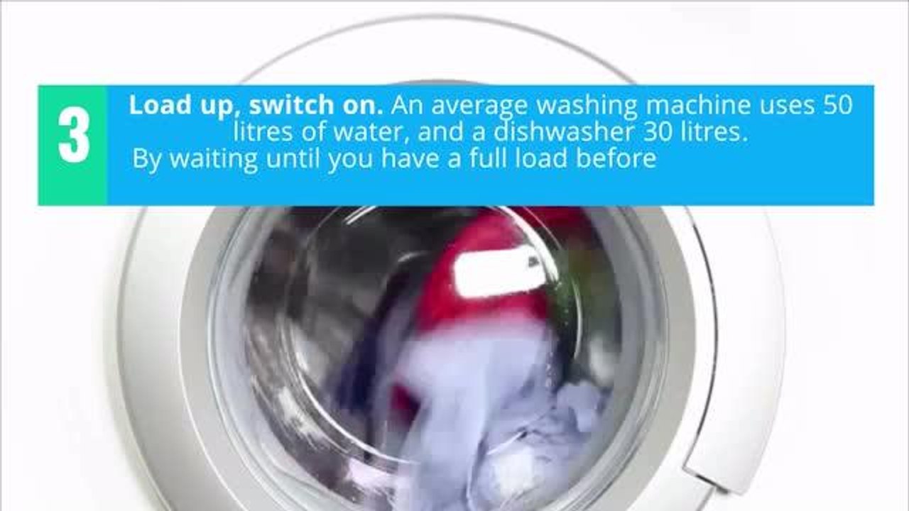 How to save water