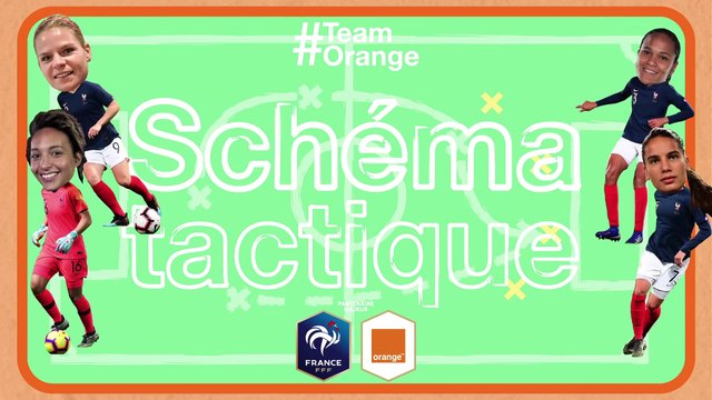 Eugénie LE SOMMER Sarah BOUHADDI Schéma tactique ✍️ Team Orange Football #TeamOrange