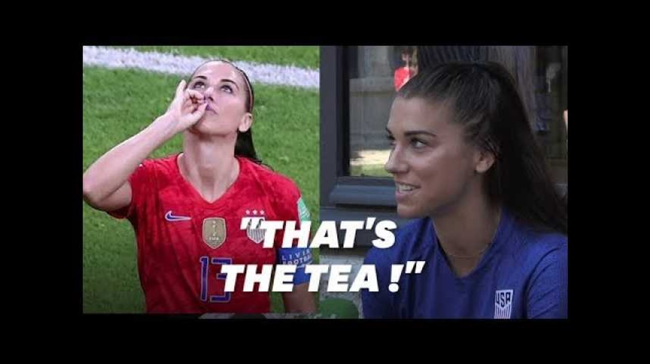 Mondial féminin: Alex Morgan explique sa célébration contre les Anglaises