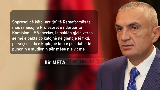 Dështimi i reformës sipas Metës: Fajin e ka Rama dhe “kori i strukturuar” ndërkombëtar