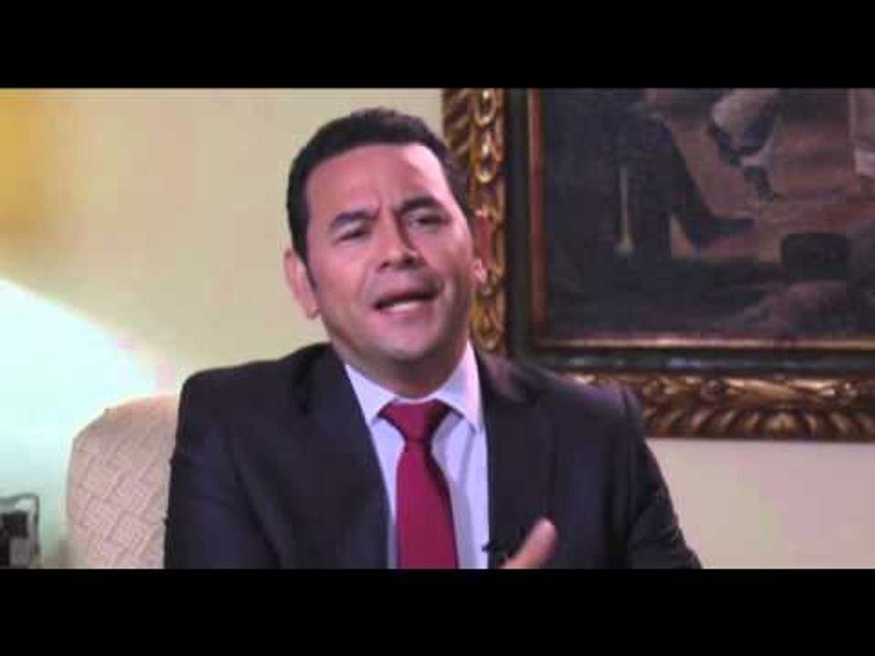 Entrevista a Jimmy Morales, Presidente de Guatemala