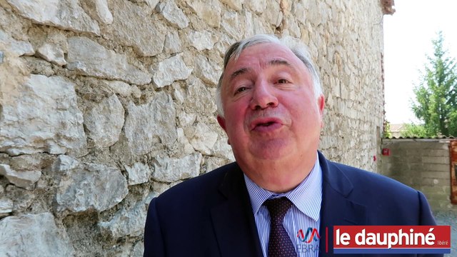 Gérard Larcher, président du Sénat, était à Ruoms à l’invitation du président des maires ruraux et sénateur, Jacques Genest.