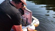 Dans La Creuse, six émetteurs d'ultrasons contre les algues bleues
