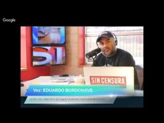 Eduardo Bordonave en Sin Censura 01 05 16