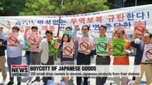 S. Korean shop owners, customers boycott Japanese goods over trade spat and history row