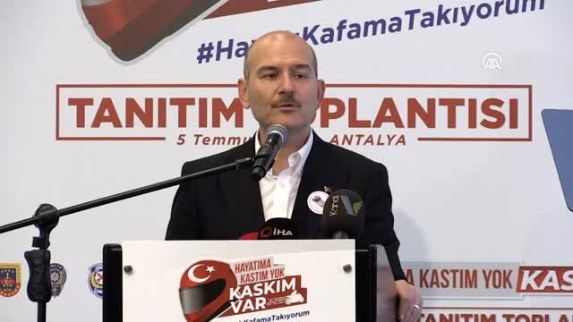 Bakan Soylu: Yerel trafik projelerinin ciddi farkındalık oluşturacağına inanıyorum