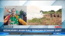 Lahan di Riau Diduga Sengaja Dibakar