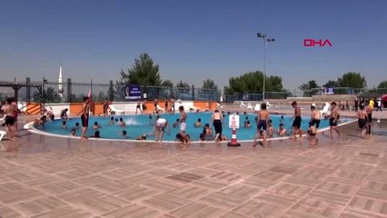 Şanlıurfa'da havuzlar ve kanallar doldu taştı