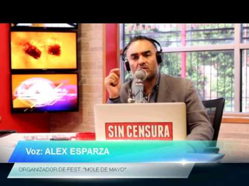 Descarta sabotaje Alex Esparza organizador principal de festival "Mole de Mayo"