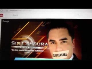 Ya estamos al aire "Sin censura media" nuestro canal de YouTube