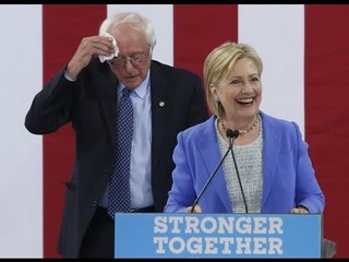 Primero que era una "corrupta" y ahora "será una excelente presidenta" dice Sanders