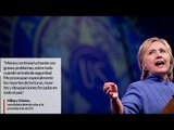 Hillary Clinton preocupada por desapariciones en México