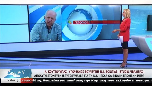 Ο υποψήφιος βουλευτής ΝΔ ΒΟΙΩΤΙΑΣ,Α.ΚΟΥΤΣΟΥΜΠΑΣ, στο STAR Κεντρικής Ελλάδας