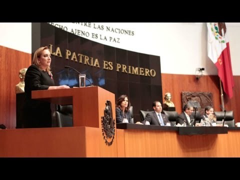 Senadores se van contra Ruiz Massieu por visita de Trump a Los Pinos
