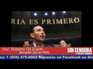 Roberto Gil Zuarth: "Proponemos que los Partidos Políticos se rasquen con sus propias uñas"