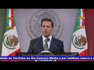 Peña Nieto da nuevo mensaje: "Todavía no llego a ningún acuerdo con Trump"