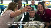 Une nonagénaire prend l'avion pour la première fois
