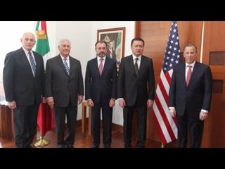 No hablamos del muro en reunión con Tillerson y Kelly dijo Osorio Chong