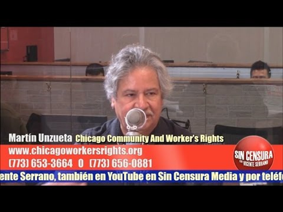 Sobre derechos laborales y de inmigración, Martín Unzueta y la abogada Lourdes Monteagudo