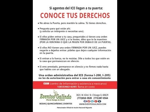 Iglesia Católica en Chicago busca informar y mitigar miedos de indocumentados