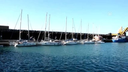 DADD Karadeniz Yat Rallisi'ne katılan yatlar, İnebolu'da