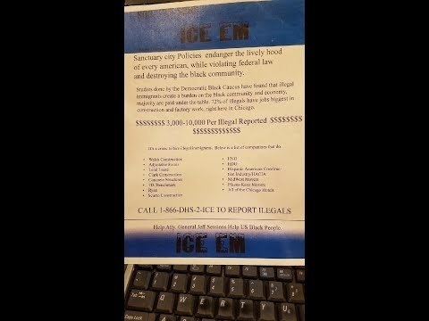 Panfleto racista contra trabajadores latinos se riega por comunidad afroestadounidense en Chicago