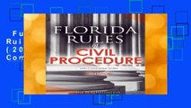Full version  Florida Rules of Civil Procedure (2017 Edition): with Committee Notes  Review