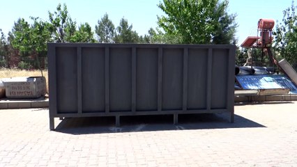 Sıcaklardan bunalan çırakları için demirden havuz yaptı - ADIYAMAN