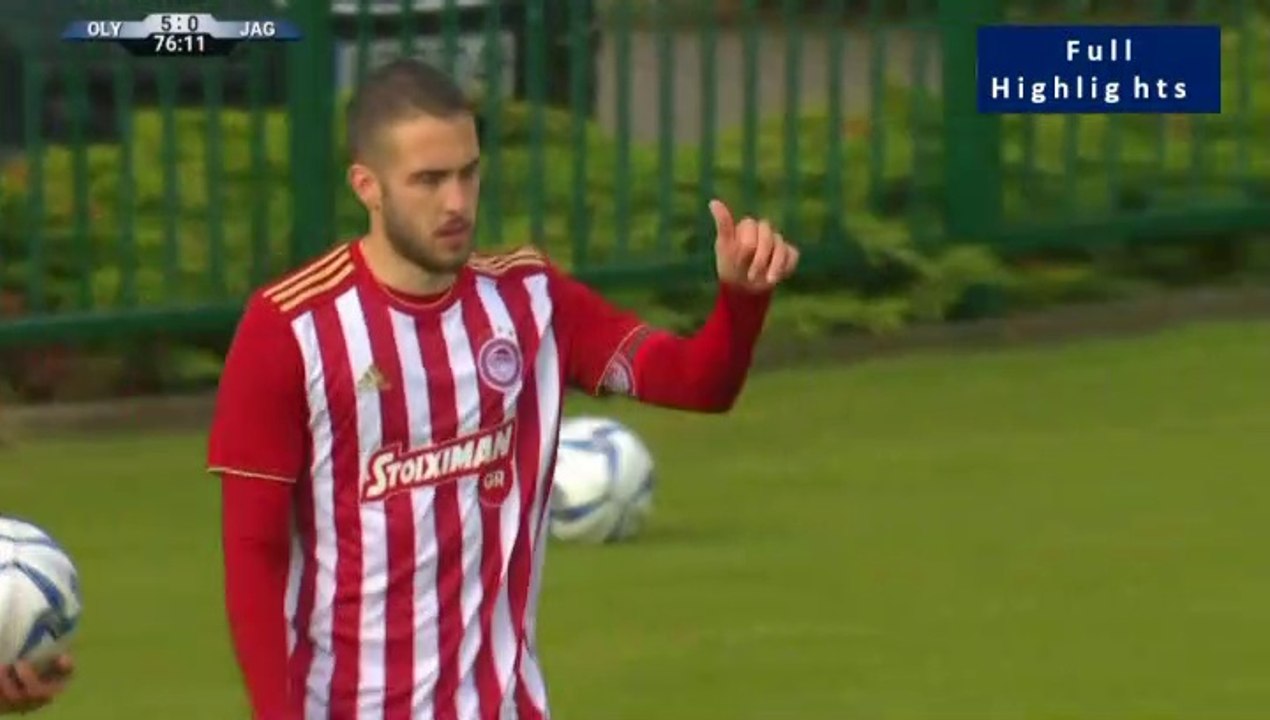5-0 Lazar Ranđelović AMAZING pass and Konstantinos Fortounis Goal - Olympiakos Piraeus 5-0 Jagiellonia - 05.07.2019