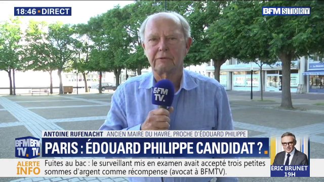 Édouard Philippe candidat à Paris ? Il pourrait rassembler un grand nombre de suffrages , répond Antoine Rufenacht, l'ancien maire du Havre