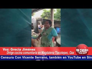 Aunque me duelan los pies y el cuerpo tenemos que seguir ayudando: Grecia Jiménez