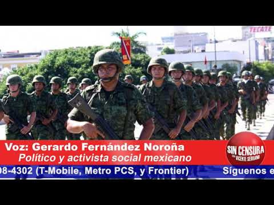 Lo que ellos quieren es voltear las armas del Ejército en contra del pueblo: Fernández Noroña