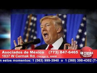 TRUMP VA A HACER LO QUE LE DEJEN HACER