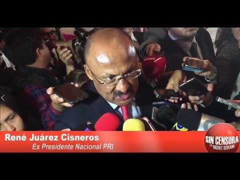 SE ENOJA EX PRESIDENTE DEL PRI POR PREGUNTAS SIN CENSURA.EPN GRAN TRANSFORMADOR:RENÉ JUÁREZ CISNEROS