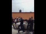 ¡BATALLA CAMPAL! POLICIA vs ESTUDIANTES