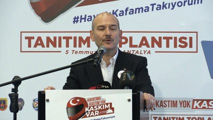 Bakan Soylu: ''Trafik kazalarındaki can kayıplarında yüzde 35 azalma var'' - ANTALYA